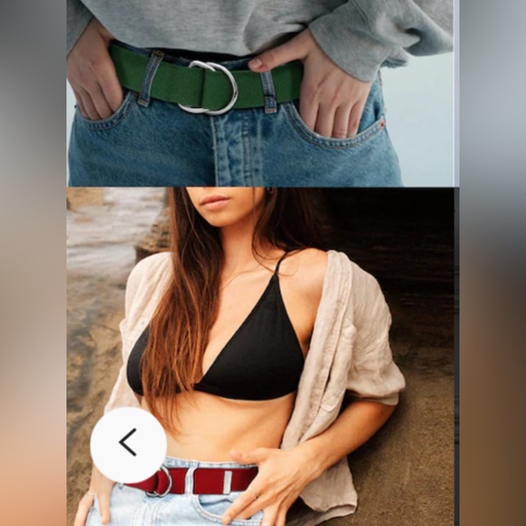 Canvas Web Belts Double D Ring Buckle.        🤩 Get 2 belts for one price!!! - Picture 12 of 15